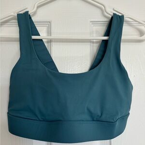 Vuori Stride Bra in Iron Teal Size XS